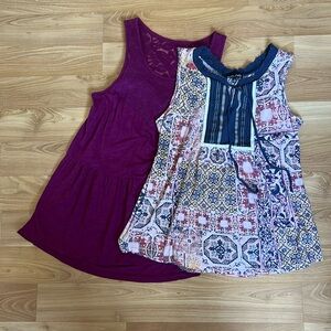 A Bundle of Two Women Summer Tanks